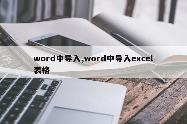 word中导入,word中导入excel表格